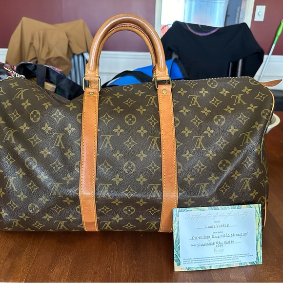 Authentic Louis Vuitton Boston Bag Keep all SO Monogram travel bag. - Picture 2 of 10